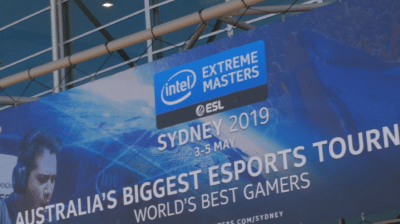 ESL Gaming Sydney billboard